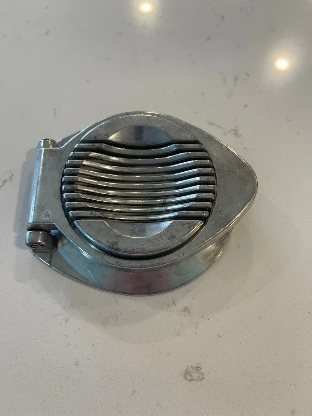 Vintage Metal Hard Boiled Egg Slicer